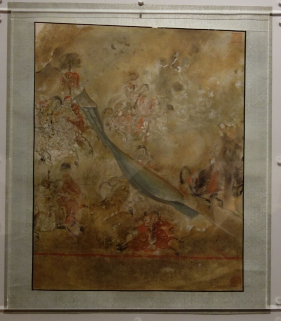 北園1号墓壁画模写 騎馬行列図
